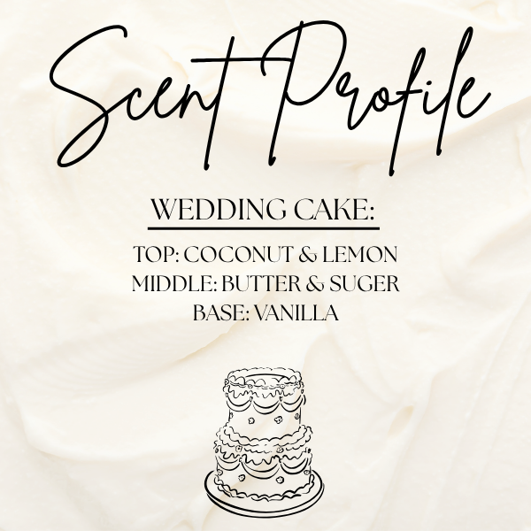 Wedding Cake - Bridal Candle Favor