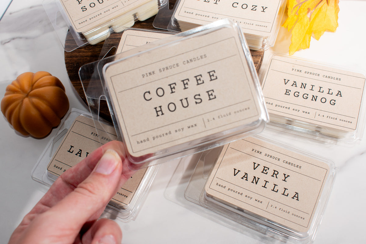 Hand Poured Soy Wax Melts - Over 20 Scents