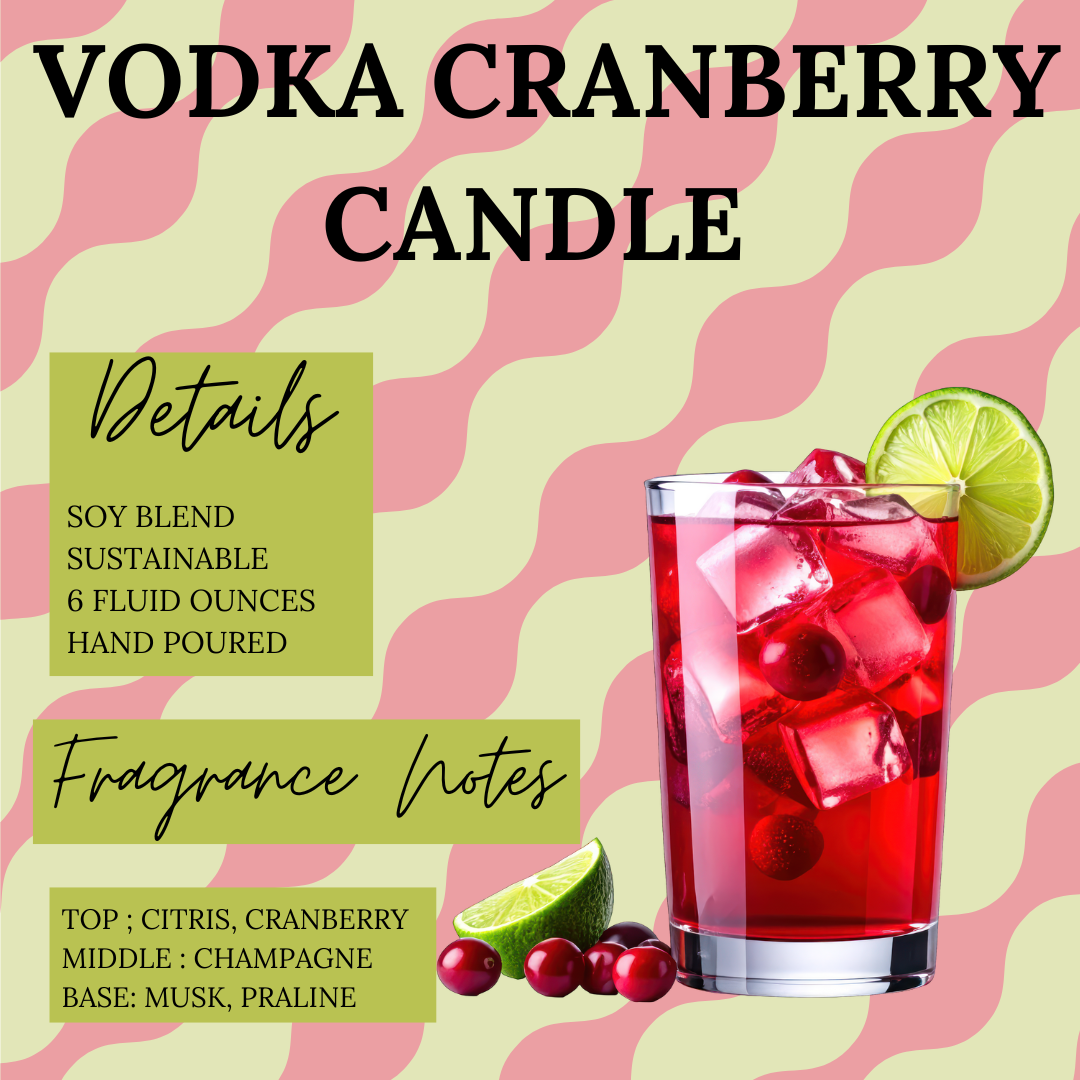 Vodka Cranberry Candle