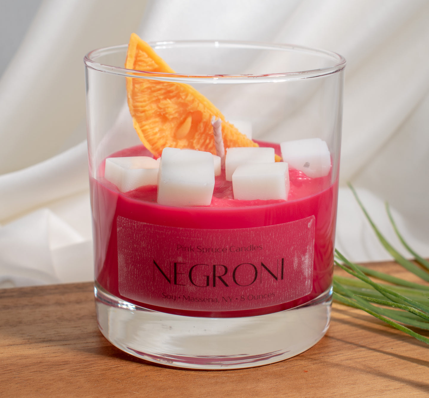Negroni Cocktail Candle - Realistic Drink Candle