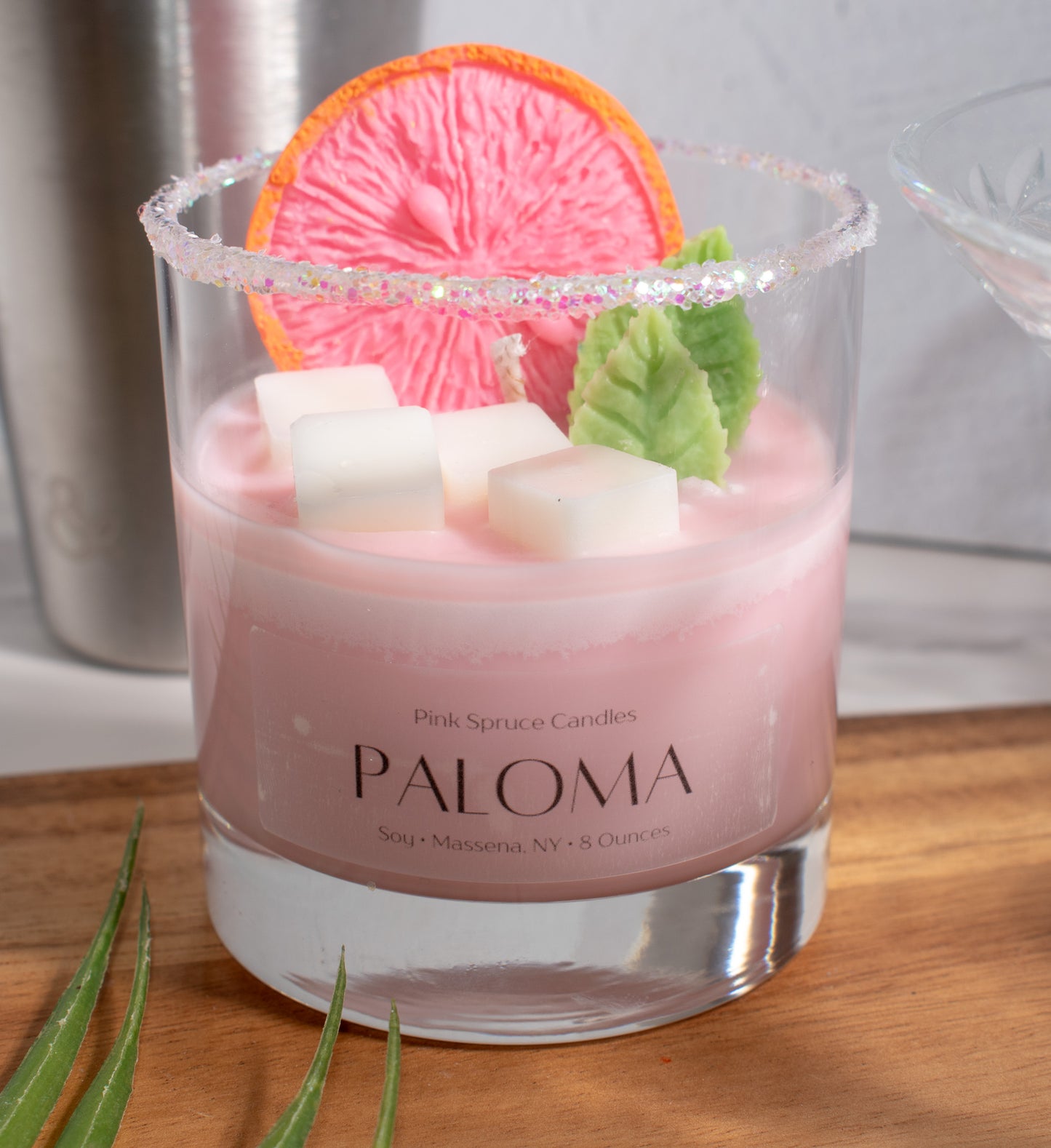Paloma Candle - Realistic Soy Cocktail Candle