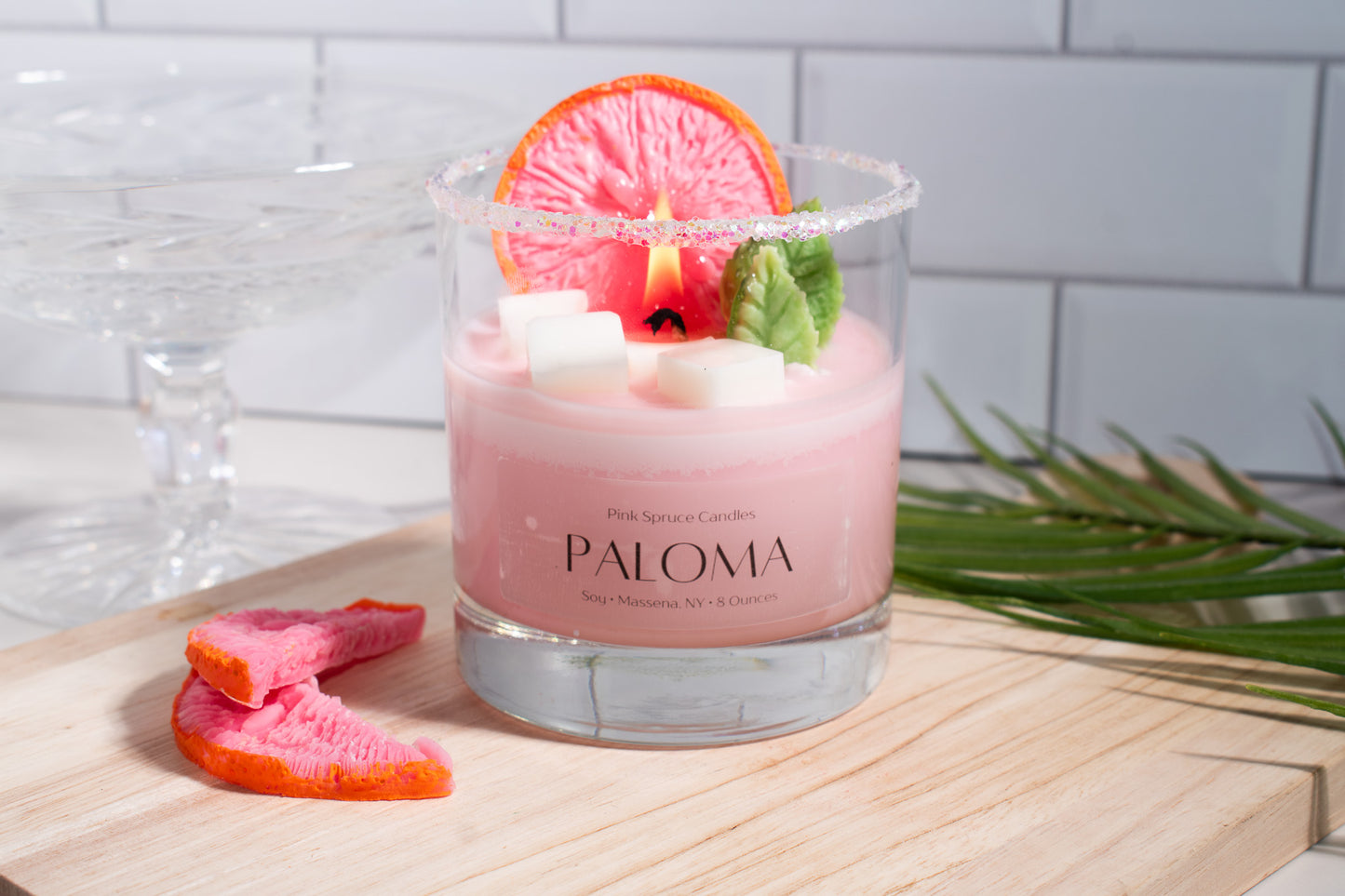 Paloma Candle - Realistic Soy Cocktail Candle