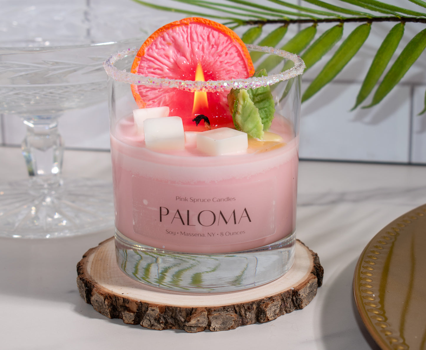 Paloma Candle - Realistic Soy Cocktail Candle
