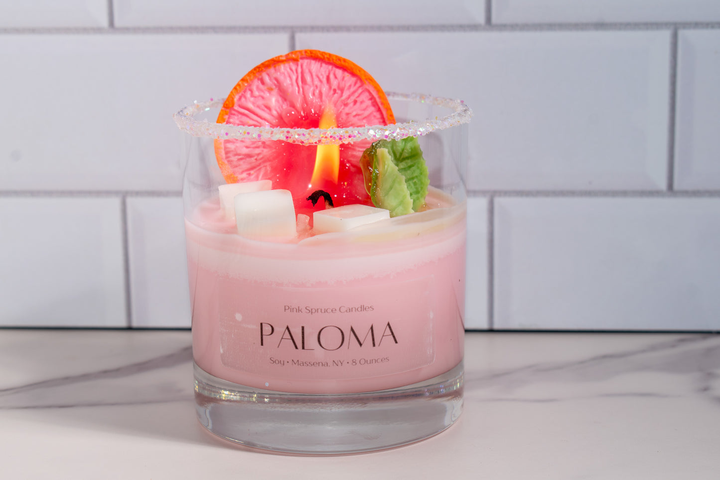 Paloma Candle - Realistic Soy Cocktail Candle