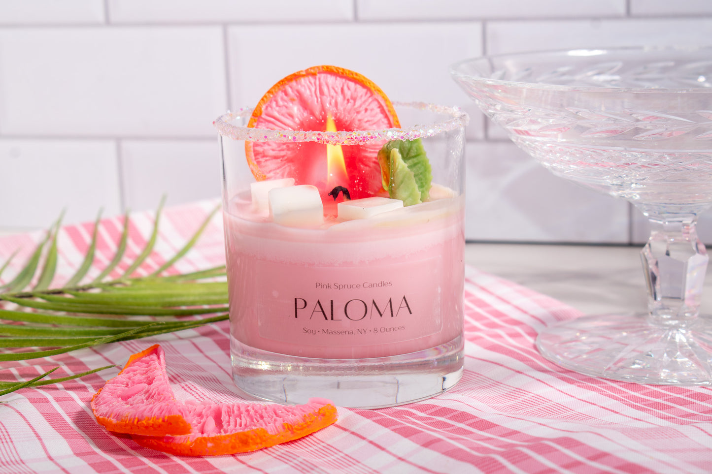 Paloma Candle - Realistic Soy Cocktail Candle