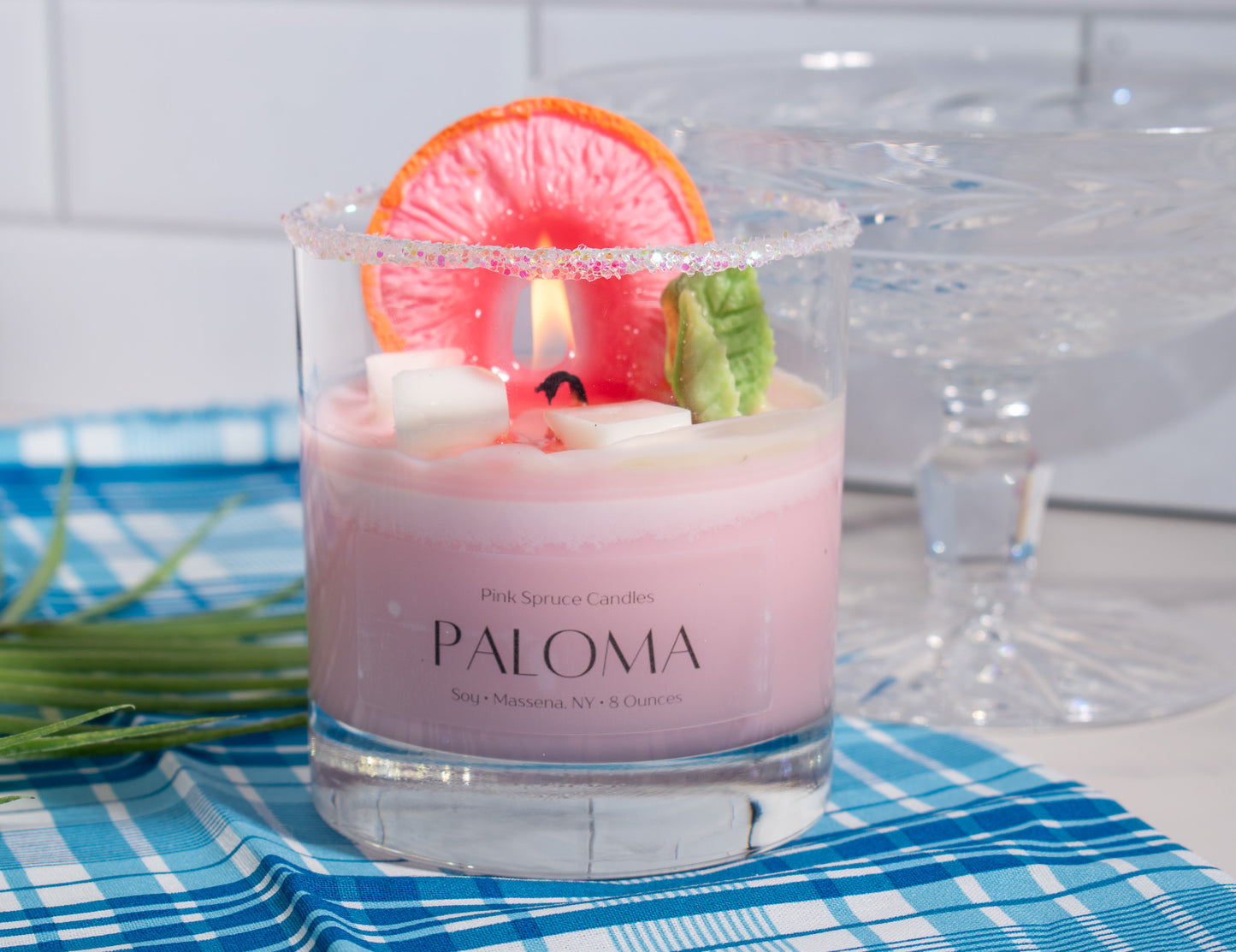 Paloma Candle - Realistic Soy Cocktail Candle