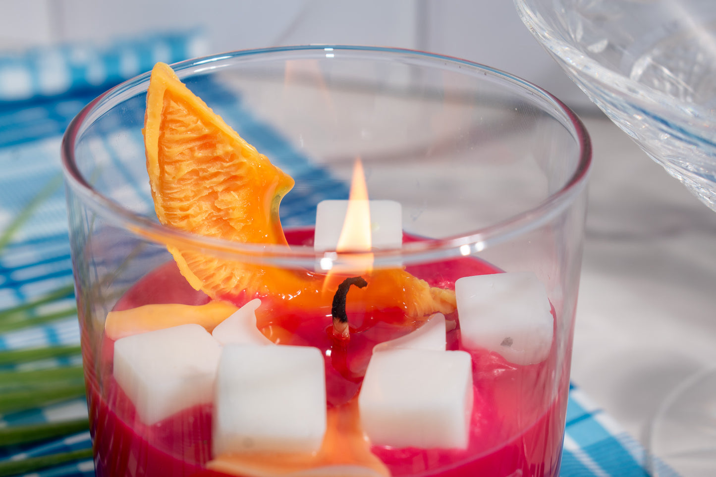 Negroni Cocktail Candle - Realistic Drink Candle