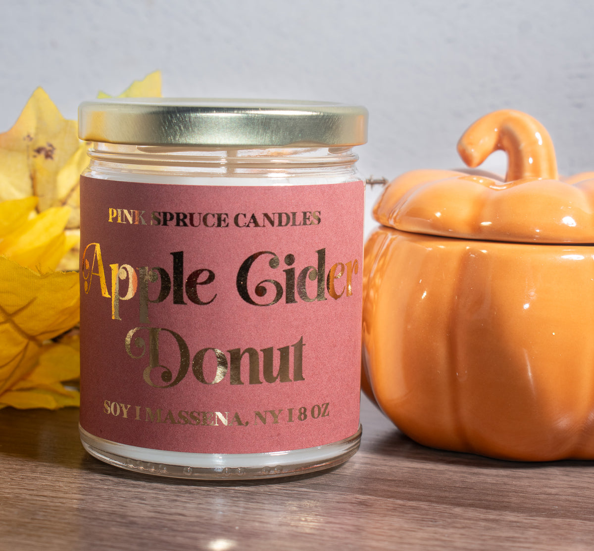 8 oz Hand-Poured Soy Candle - Seasonal & Cozy Scents