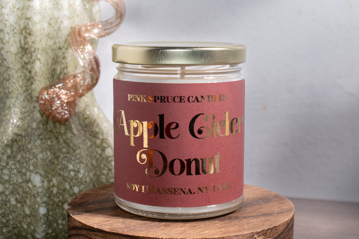 8 oz Hand-Poured Soy Candle - Seasonal & Cozy Scents