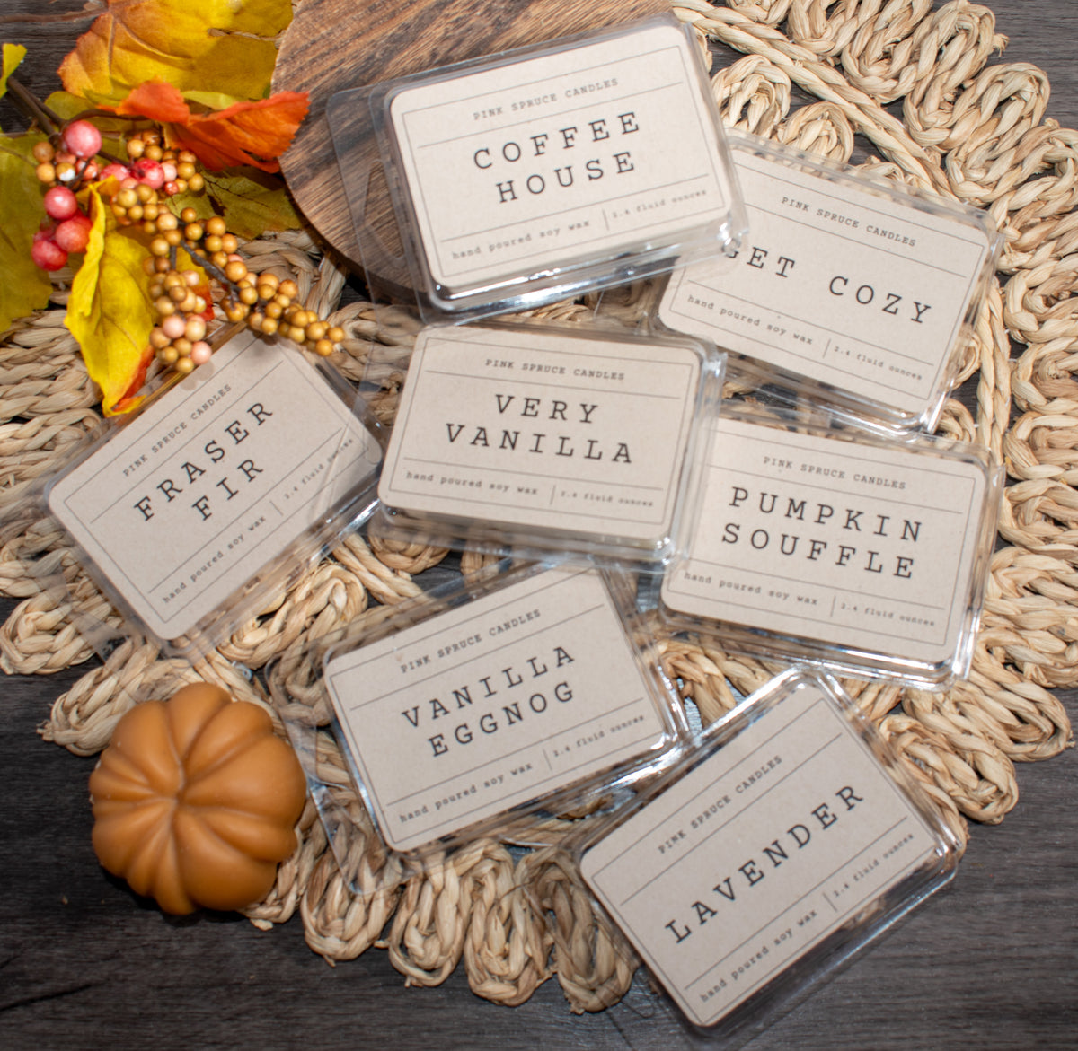 Hand Poured Soy Wax Melts - Over 20 Scents