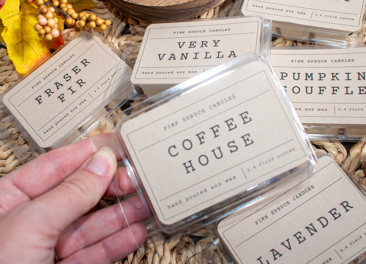 Hand Poured Soy Wax Melts - Over 20 Scents