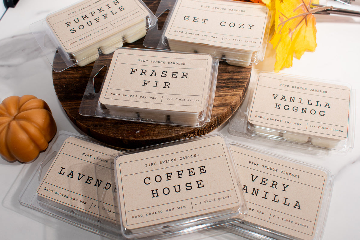 Hand Poured Soy Wax Melts - Over 20 Scents