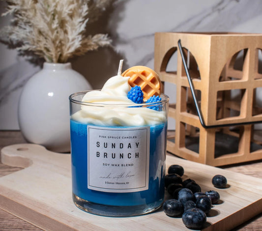 Waffles & Berries Candle - Dessert Candle