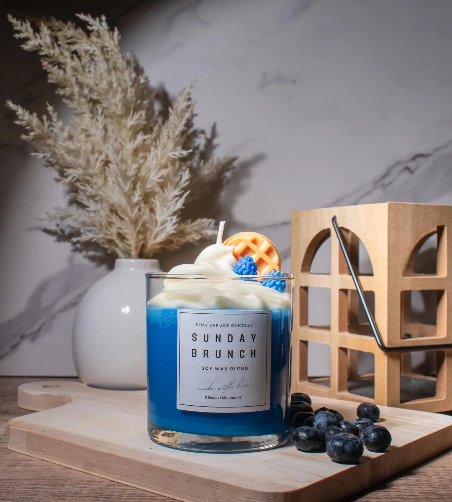 Waffles & Berries Candle - Dessert Candle
