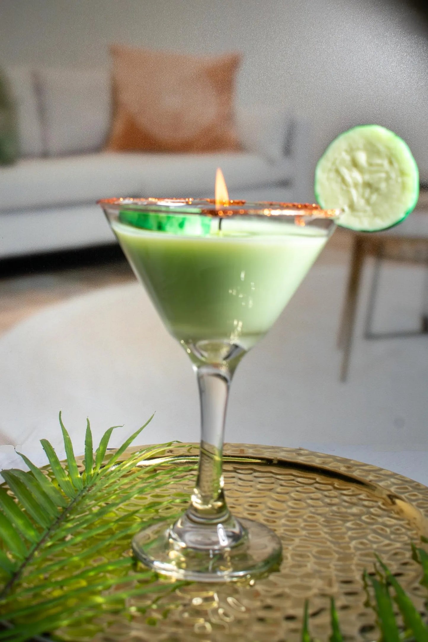 Cucumber Martini Candle