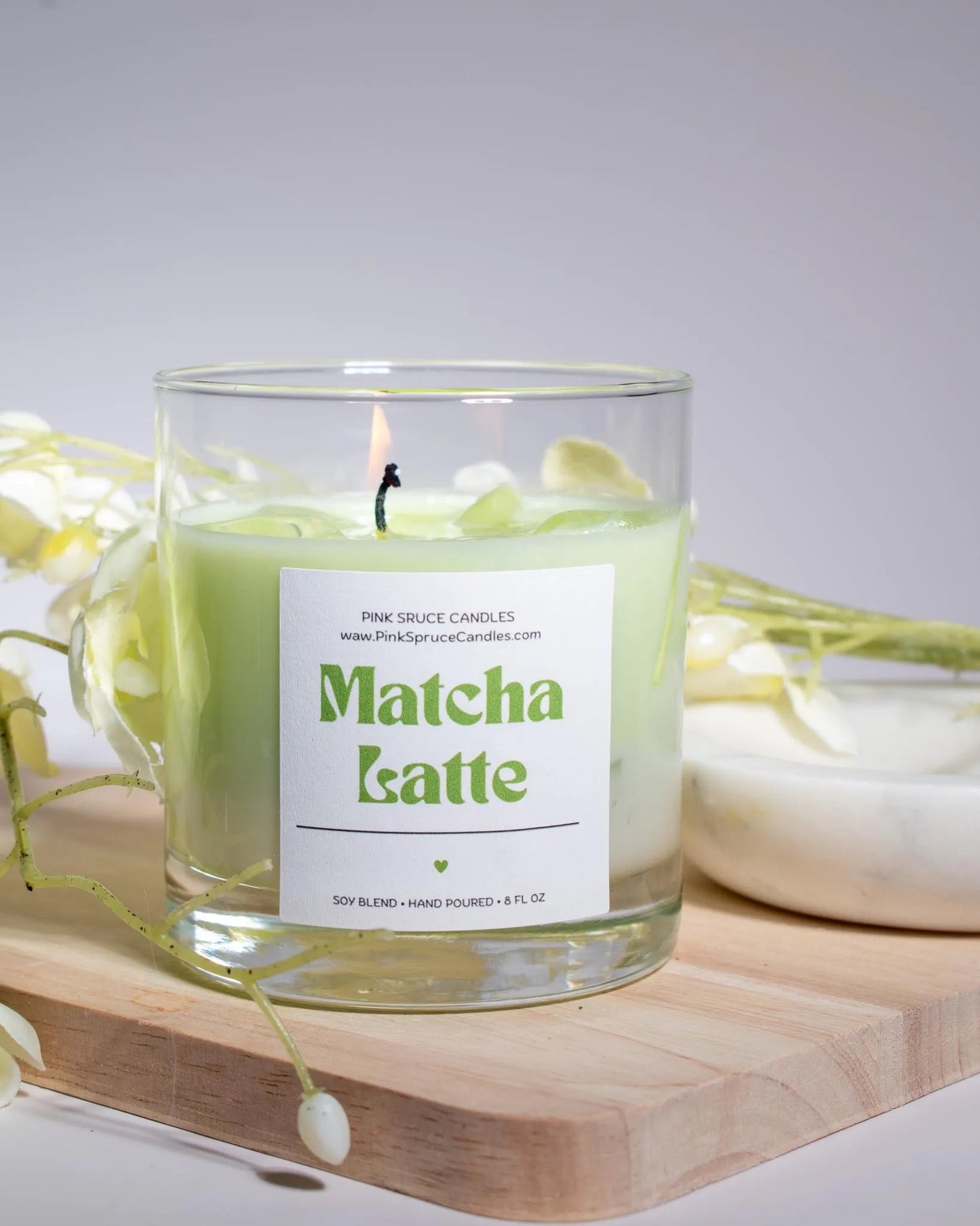 Matcha Green Tea Soy Blend Candle (Hand Poured)