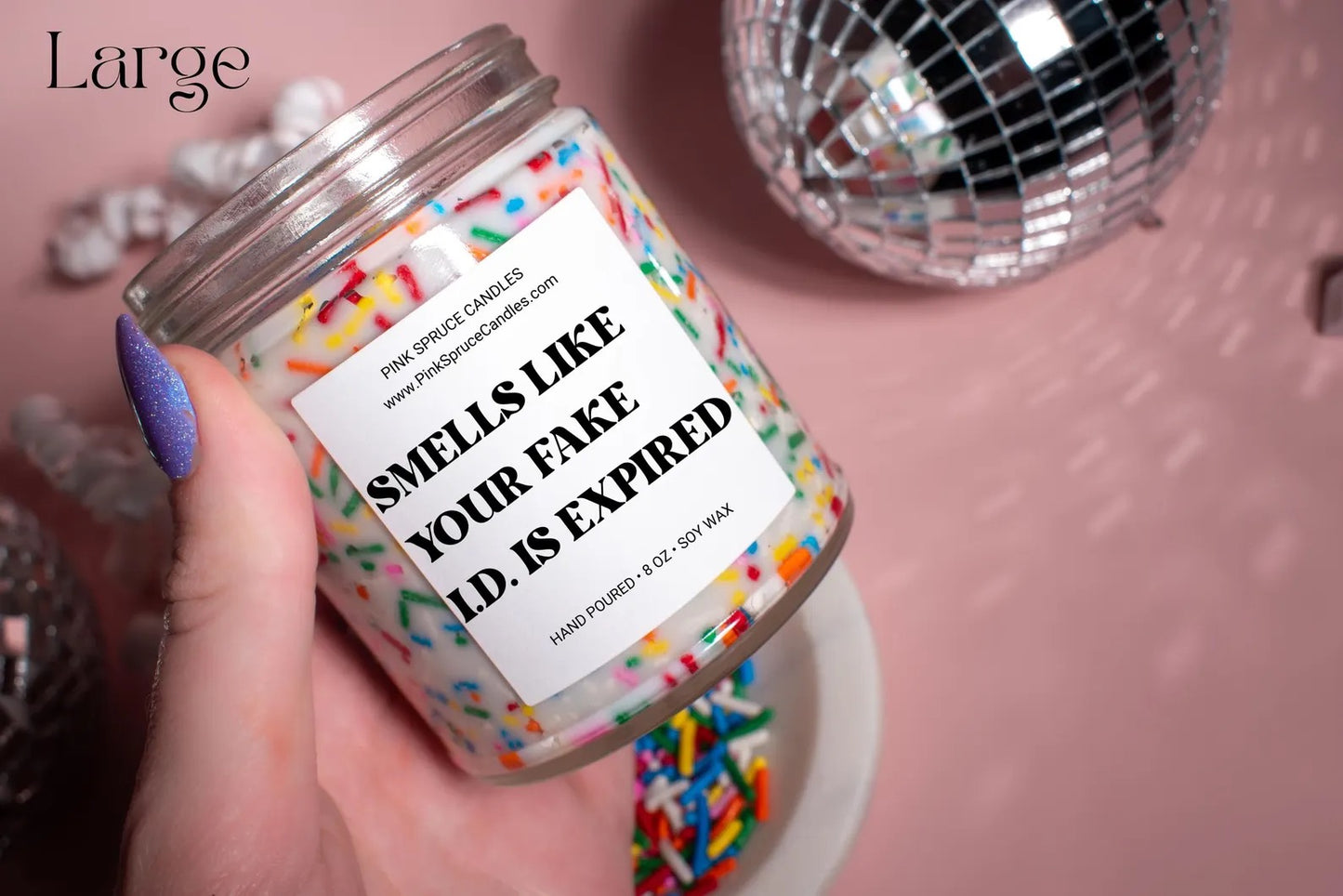 Birthday Candle - Smells like fake I.D. is expired