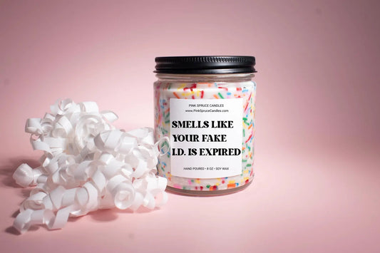 Birthday Candle - Smells like fake I.D. is expired