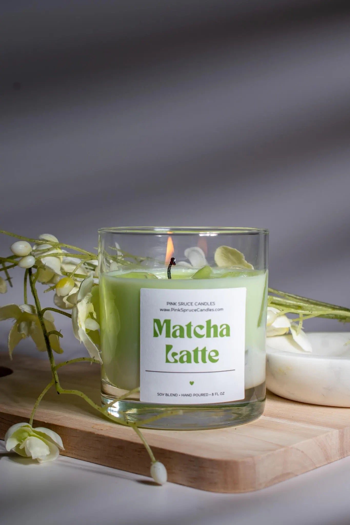 Matcha Green Tea Soy Blend Candle (Hand Poured)