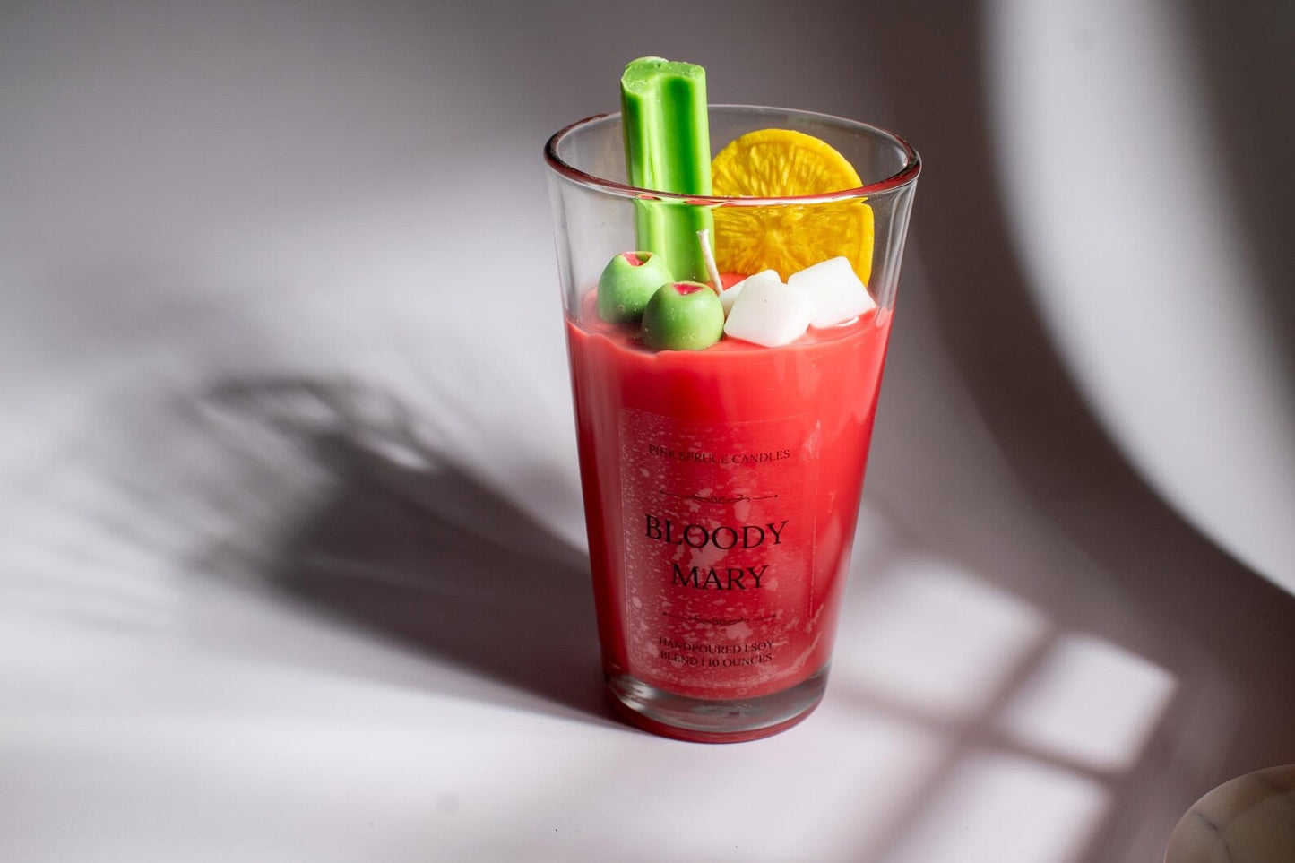 Bloody Mary - Soy Wax Cocktail Novelty Candle