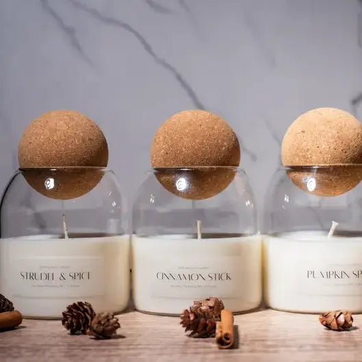 Corktop Candle - Fall & Holiday Scents