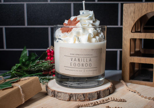 Vanilla Eggnog Dessert Candle