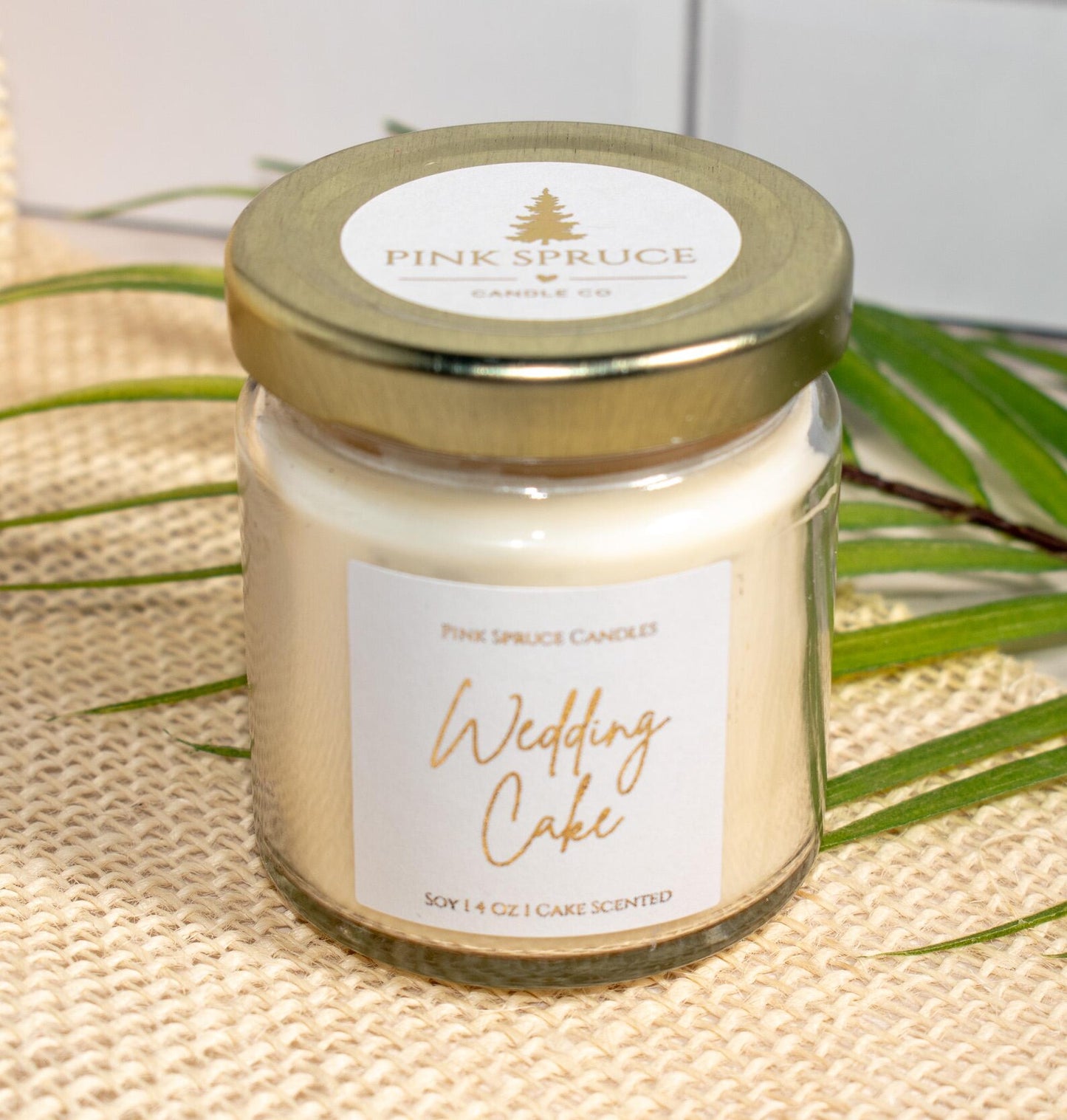 Wedding Cake - Bridal Candle Favor