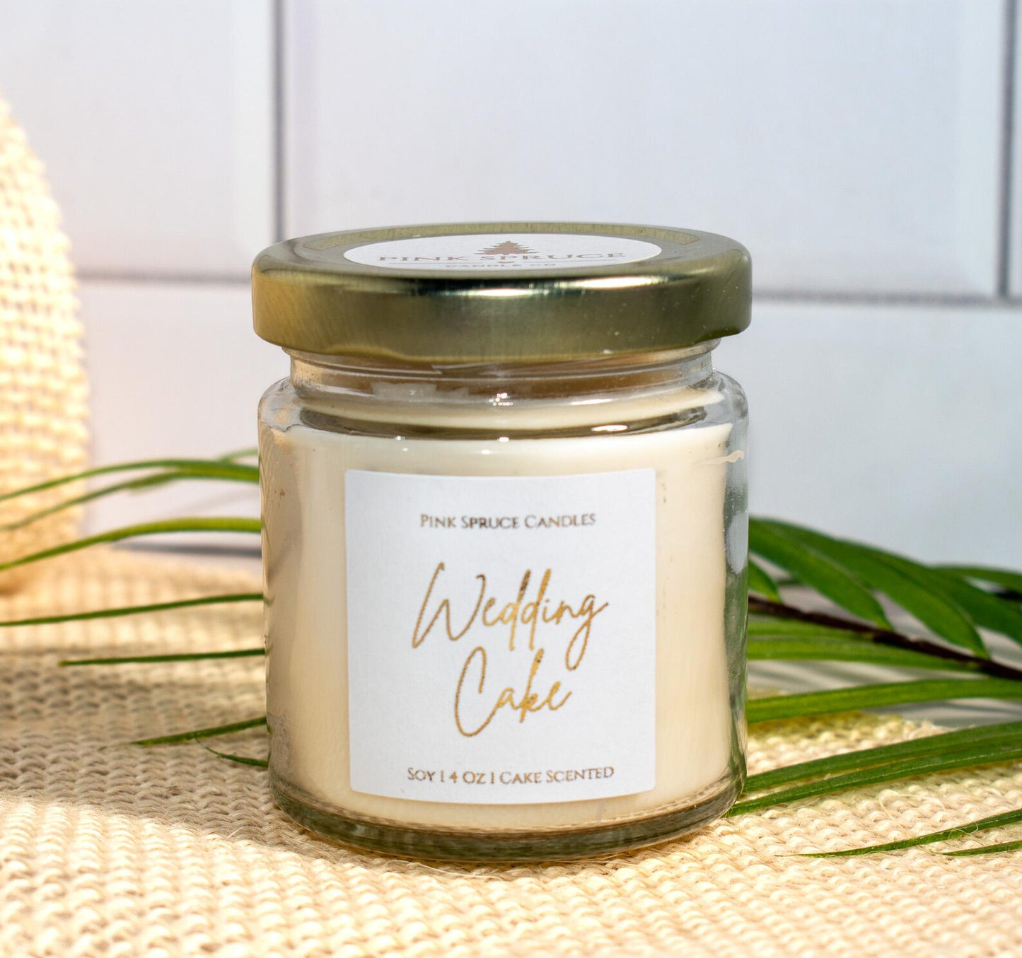 Wedding Cake - Bridal Candle Favor