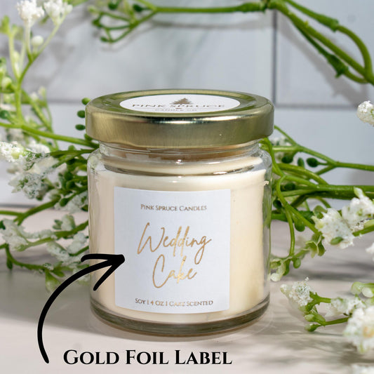 Wedding Cake - Bridal Candle Favor